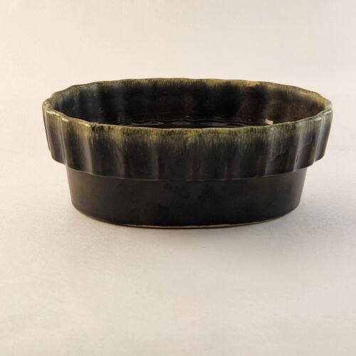 Drip Glaze Oval Planter Green Vase Mid Century Hull I-21 Pattern Art Pottery