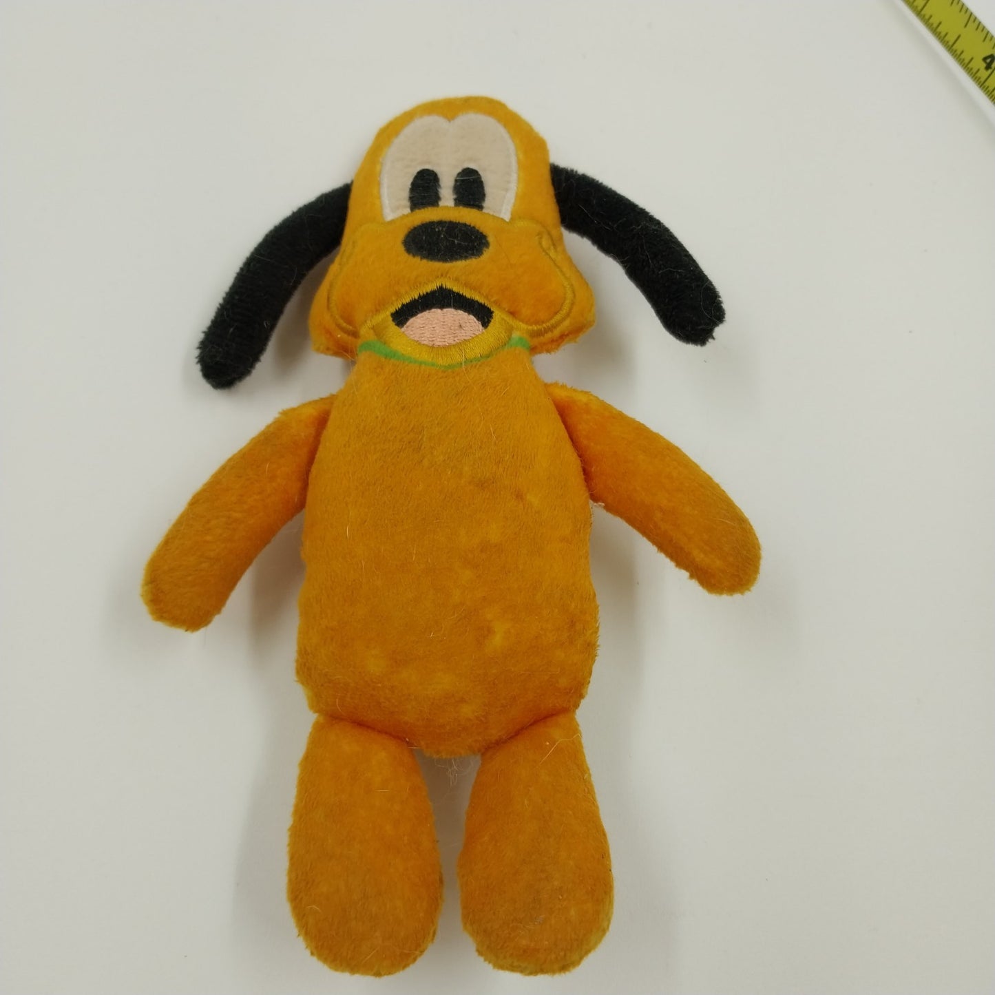 Disney Junior Pluto Plush 7" Yellow Stuffed Toy Dog Animal Mickey Mouse For Kids