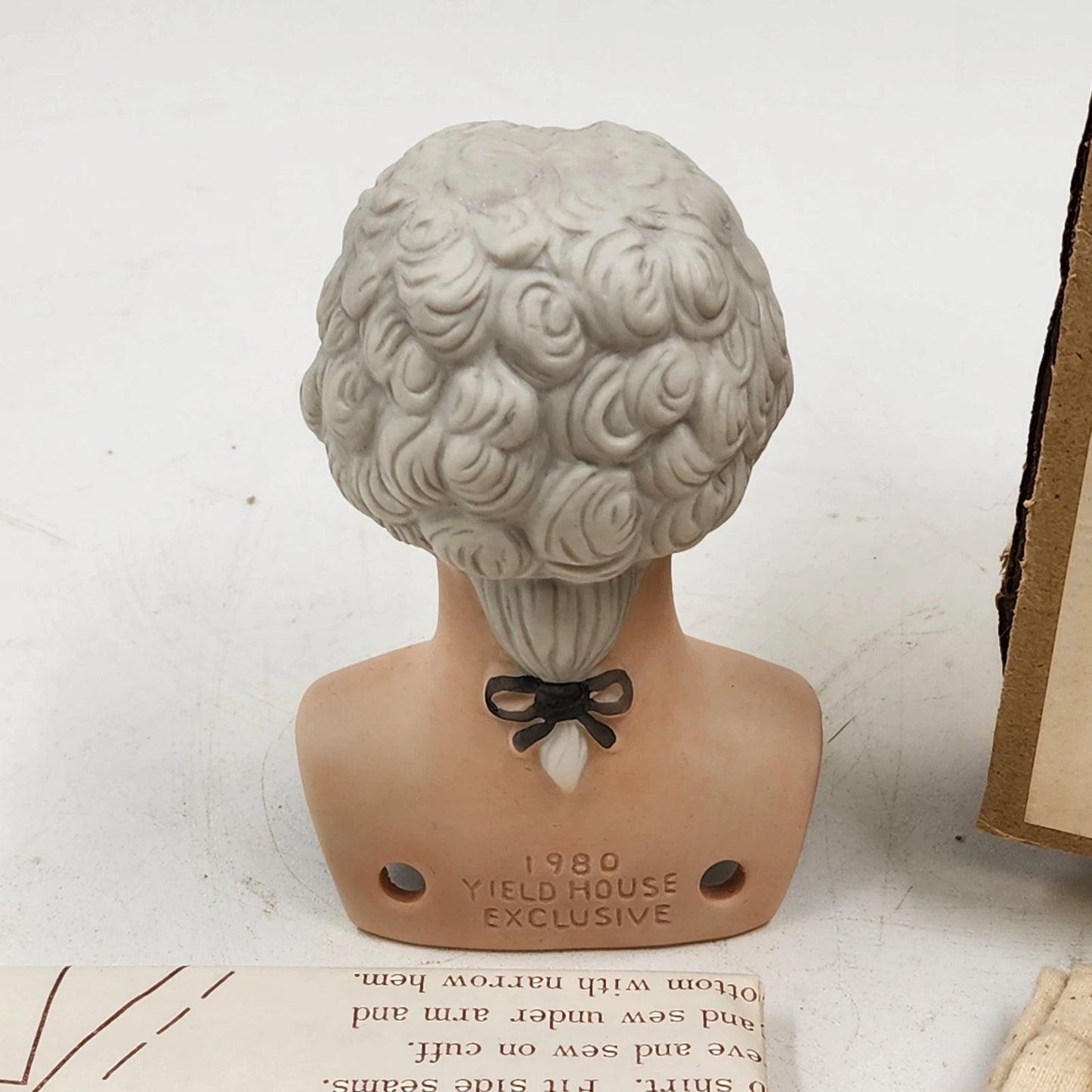 John Adams Doll Kit by Yield House w Head Arms Legs Fabric Pattern Complete