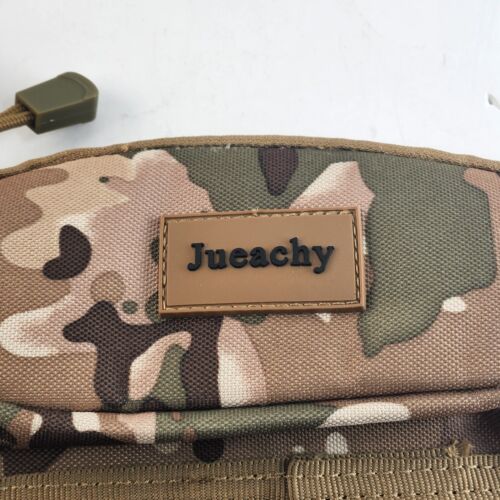 Jueachy Camo Sling Side Bag Backpack With Clipped Detachable Phone Case