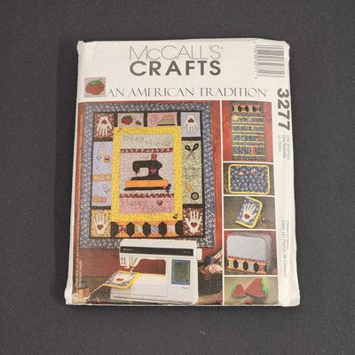 McCall's Crafts 3277 Vintage Sewing Pattern 2001 Uncut Sewing Room Accessories