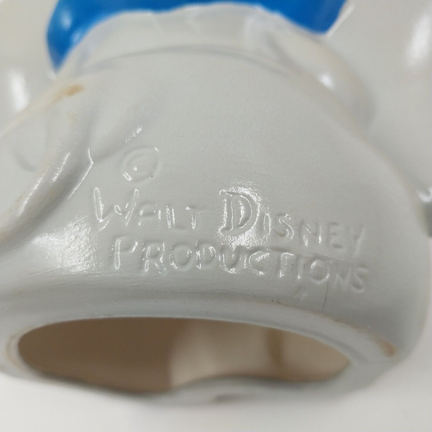 Dumbo Elephant Ceramic Figure Walt Disney Productions Hand Painted Mold VTG