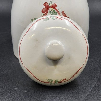 Jay Imports Cookie Jar Corelle Callaway Ivy Cardinal Ceramic Storage 9" China