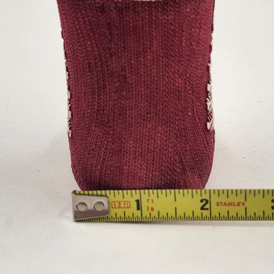 Christmas Soap Dispenser Santa Claus Red White Sock Ceramic Holiday 7.25"