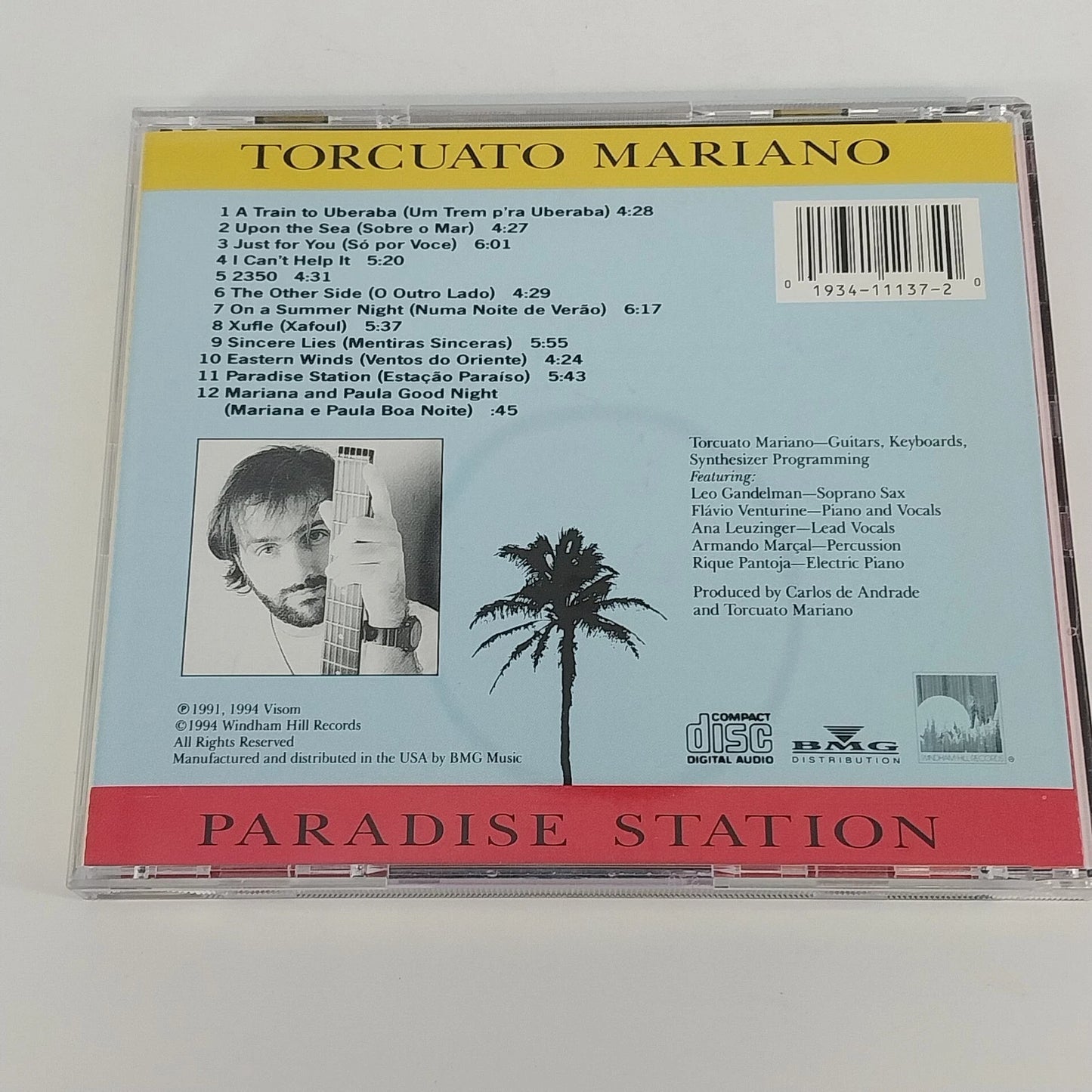 Torcuato Mariano Paradise Station CD 1994 Windham Hill Contemporary Smooth Jazz