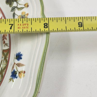 Mikasa Heritage F2006 Imari Bouquet Round Serving Platter with Scalloped Edge 8"