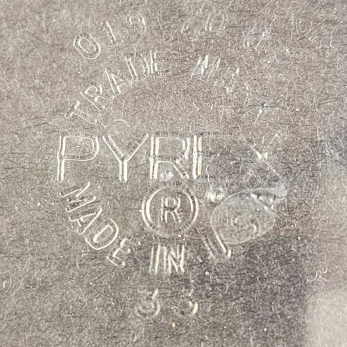 Pyrex Clear 20 oz Casserole Dish 019 w Handles USA Vintage For Baking No Lid