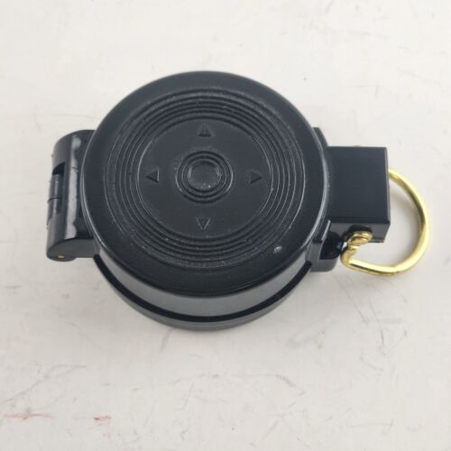 Lensatic Compass Pocket Folding Military Hiking Sightseeing with Instruction Pg