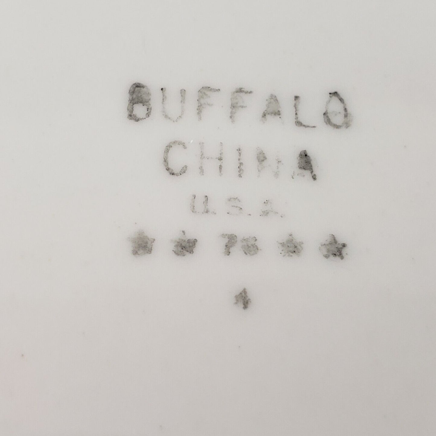 Buffalo Pottery Blue Willow 13" Oval Serving Platter Restaurant Ware Antique