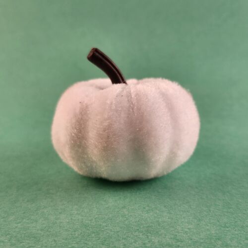 12 Velvet Pumpkins Colors Size Vary Purple Black Orange White Red Fall Decor