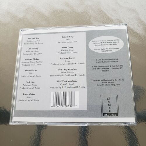 David Brinston Hit and Run CD 1995 Memphis R&B Soul Jomar
