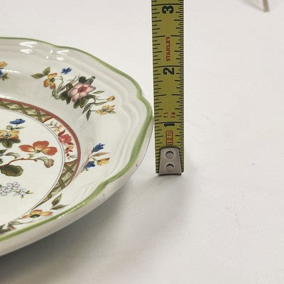 Mikasa Heritage F2006 Imari Bouquet Round Serving Platter with Scalloped Edge 8"