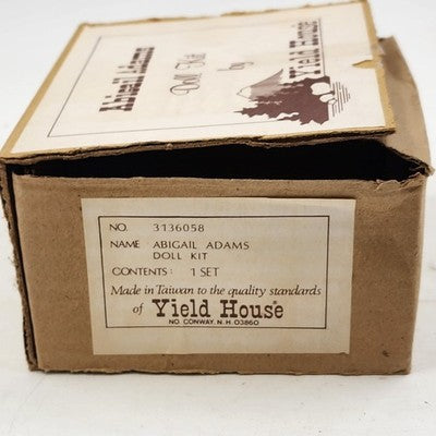 Abigail Adams Bisque Doll Kit Yield House Includes Head Arms Legs and Pattern