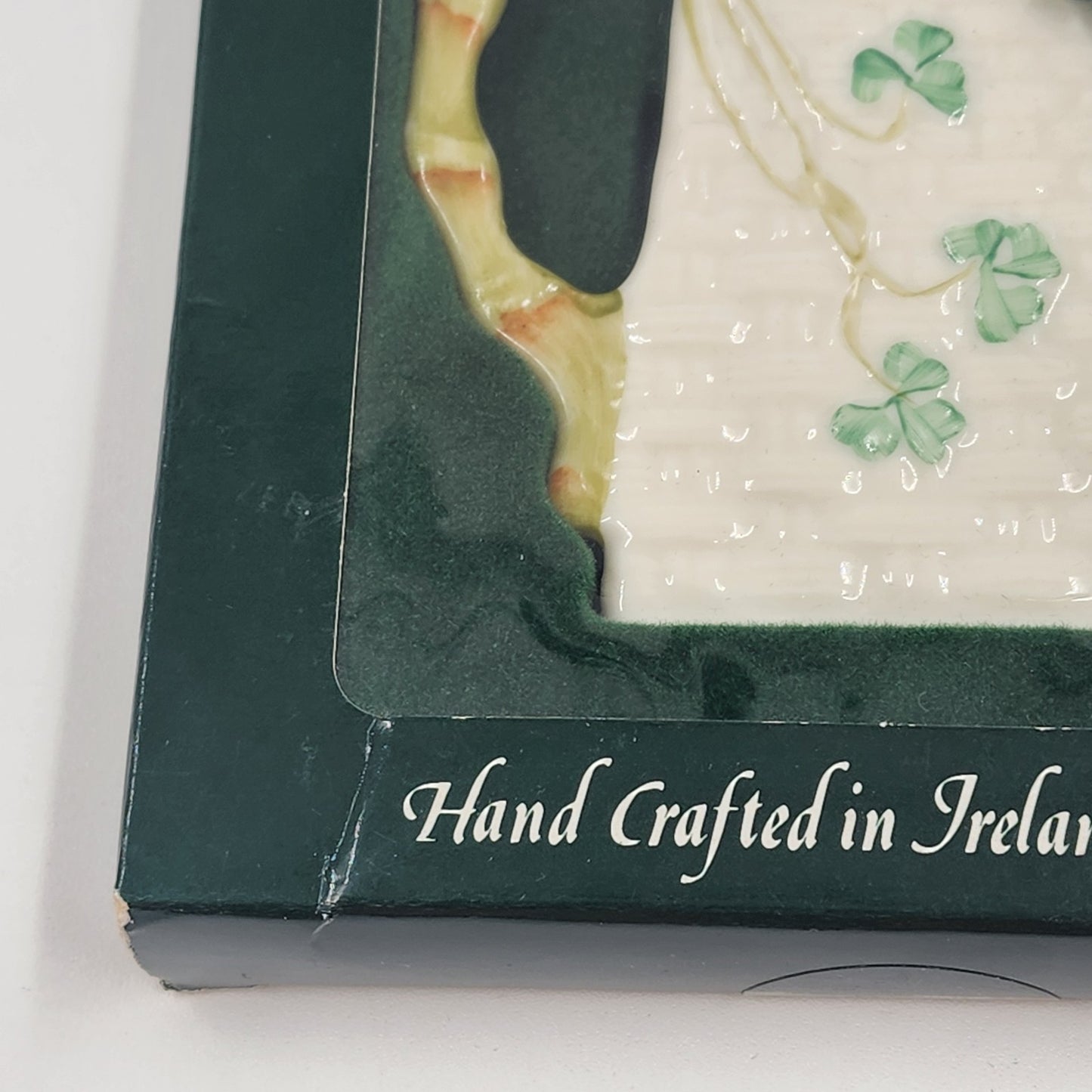 NEW Belleek Beer Stein Christmas Ornament Irish Porcelain Fine Parian China 2232