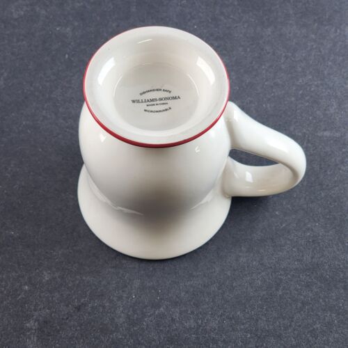 Williams Sonoma Snowman Chef Hot Cocoa Mugs Coffee Cups Holiday Christmas 4 pc