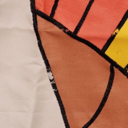 Thanksgiving Turkey Decorative Heavy Nylon Yard Flag 39" x 27" Colorful Sewn