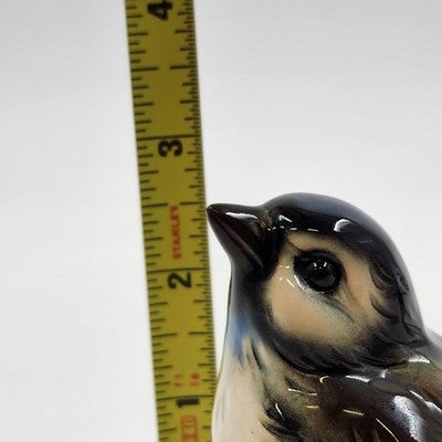 Set of 2 Goebel Sparrow Bird Figurine West Germany CV72 & CV73 Porcelain 2.5"x4"