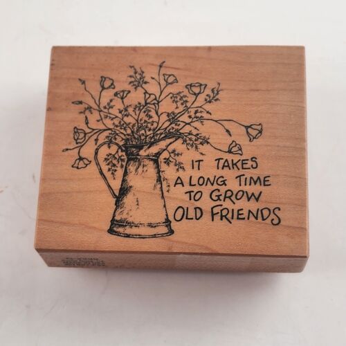 Lot of 3 Rubber Stamps Motivating Sayings Wooden Backs Lightly Used Black&White