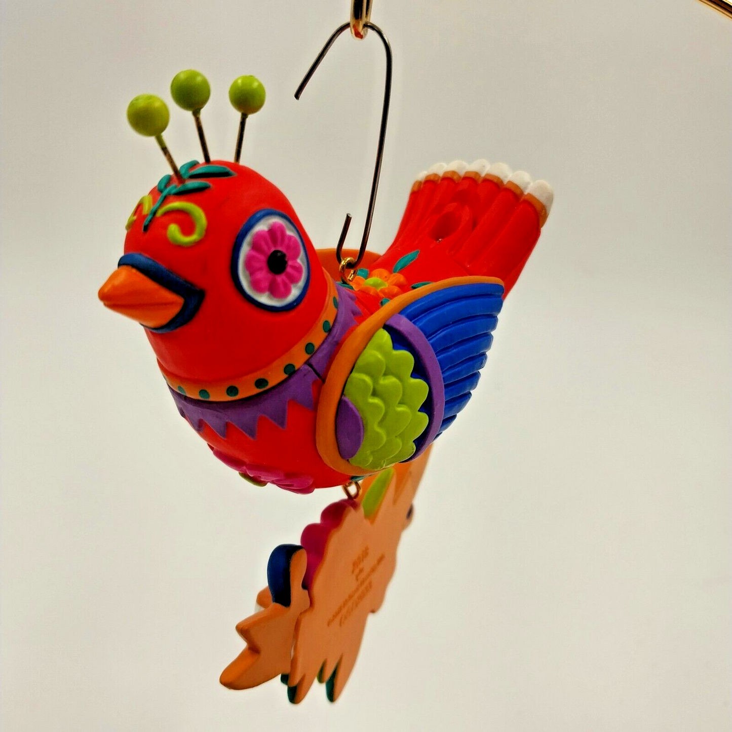 Hallmark Keepsake Christmas Ornament 2018 FELIZ NAVIDAD Bird by Sharon Visker
