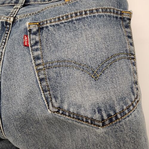 Levi's 550 Men's Jeans 32 x 32 Classic Relaxed Fit Blue Medium Stonewash Red Tab