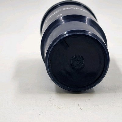 PNC Bank Lidded Insulated Coffee Cup Thermos with Sip Hole Cover Navy Blue 7"