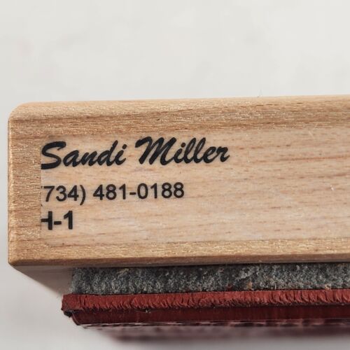 Lot of 3 Holiday Themed Pattern/Design Wooden Mounted Rubber Stamps Vintage