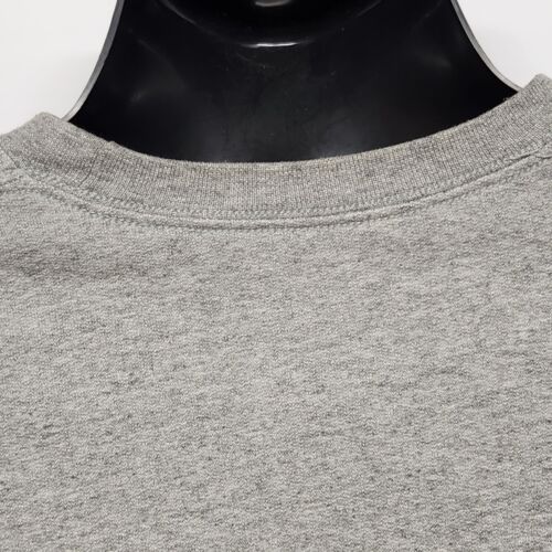 Fruit Of The Loom Gray Crewneck Sweatshirt Men's Large Plain Fleece Ragland