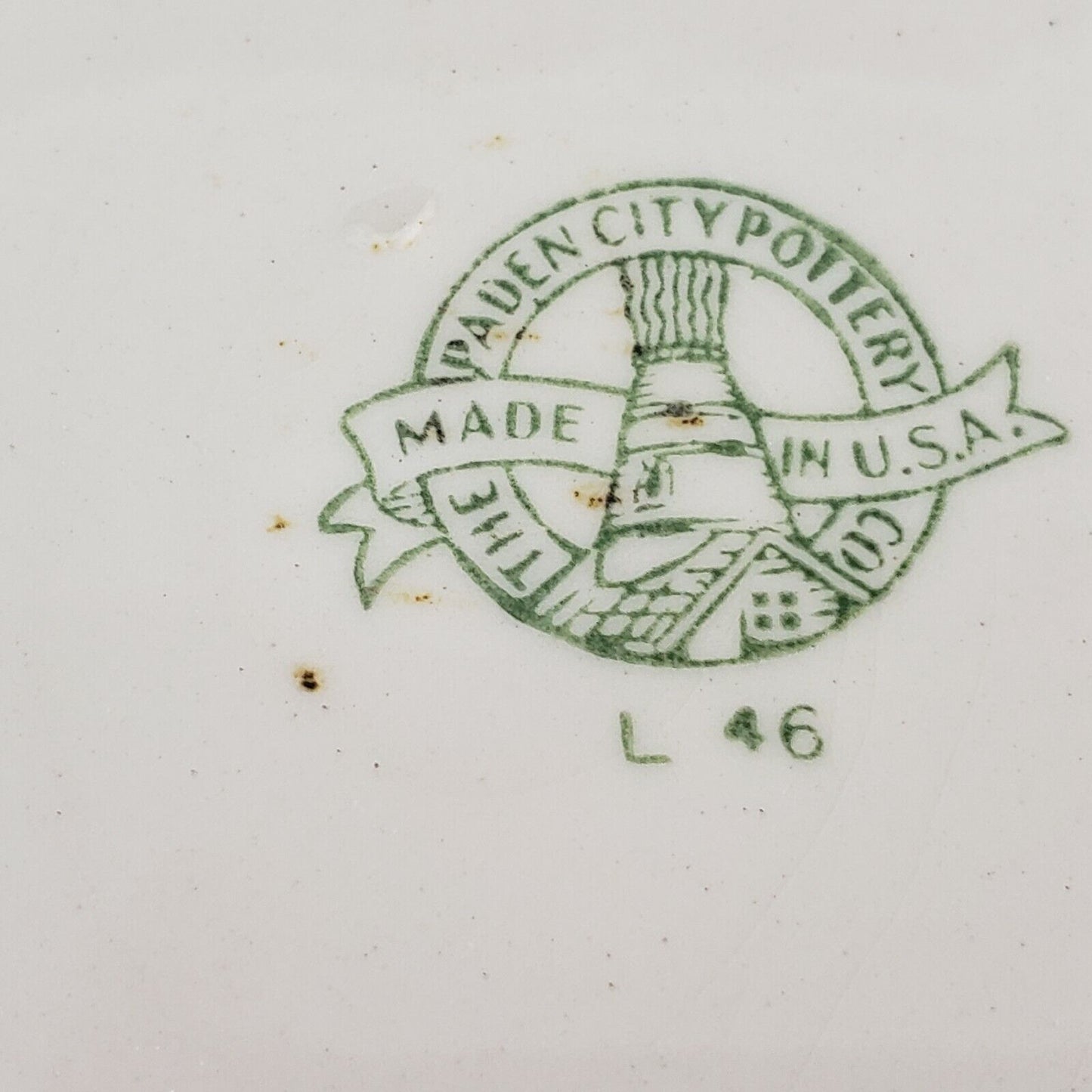 Paden City Marlene Lace Soup Bowl 8” Vintage Crazed