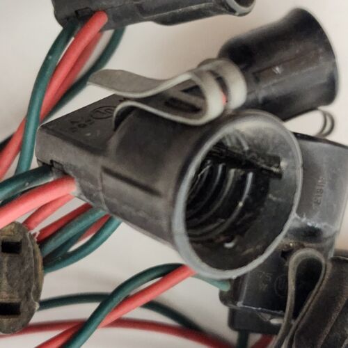 Christmas String Lights Vintage 1950's 25 Socket Including Large C9 Bulbs Works