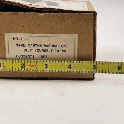 Martha Washington Doll Kit by Yield House Includes Head Arms Legs and Pattern