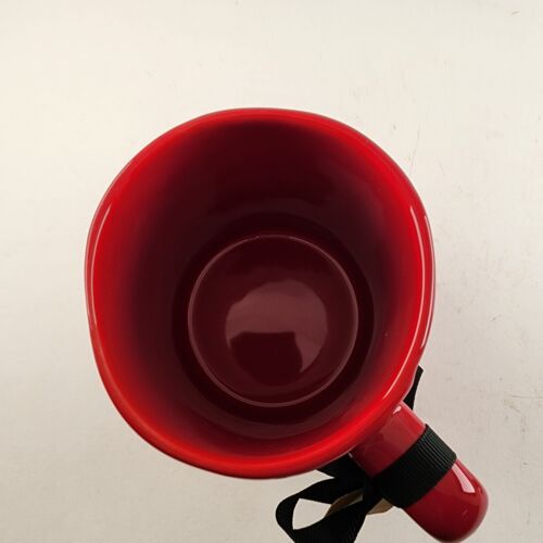 Rae Dunn Disney Princess Red Mug with TRUE LOVE Inscribed White Lid w Red Rose