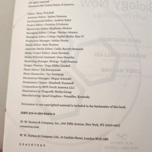 Biology Now with Physiology 2nd Edition by Houtman Scudellari Malone