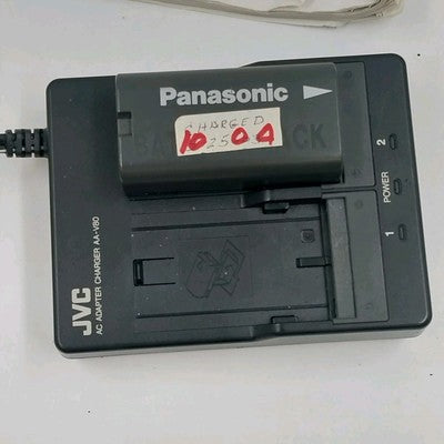 JVC GR-DVM1 MiniDV Digital Video Camera Cassette w Battery Charger Tape & Manual