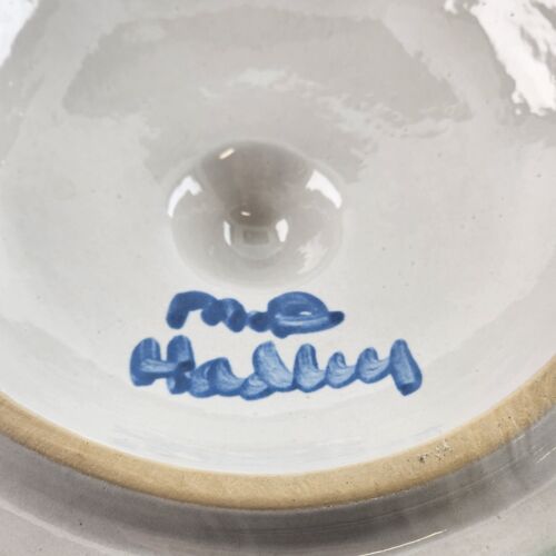 MA Hadley 1 Qt Covered Casserole Dish Bouquet Pattern Inside Bowl Plain Lid 6.5"