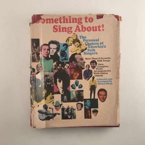 Something To Sing About HC Book of Folk Music by Milton Okun with Artist Bio's