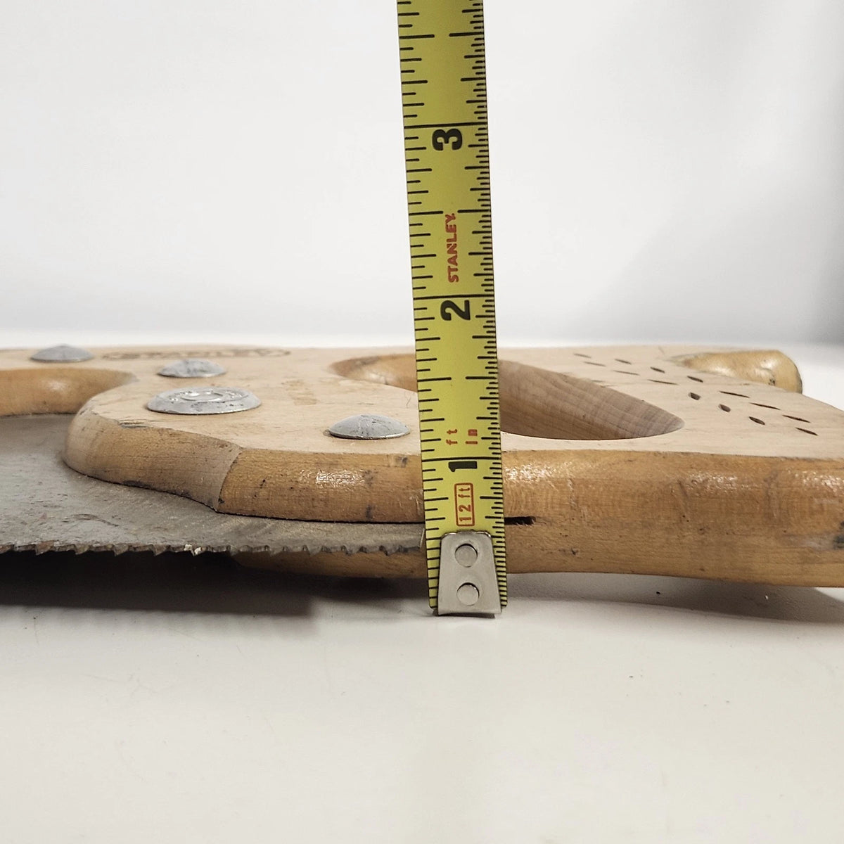 Stanley 26" Crosscut Hand Saw Wood Handle Vintage Made in USA Carpenter Tool