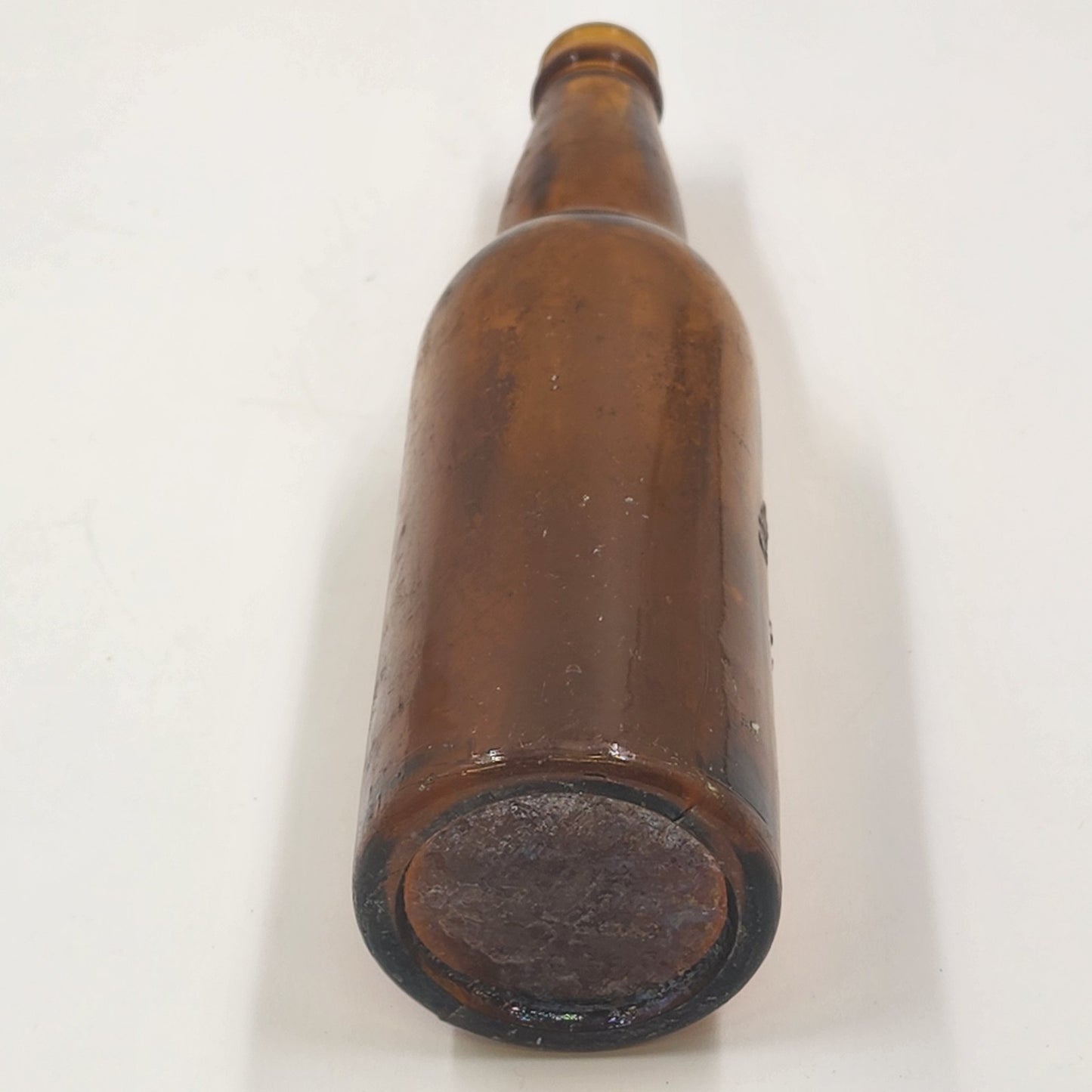 Consumers Brewing Co Beer Bottle Empty Dark Amber Embossed 9" Newark Ohio 1870's