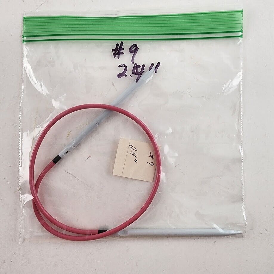 Circular Knitting Needle Bamboo Plastic Metal Size 8 - Size 15 Length 16" - 32"