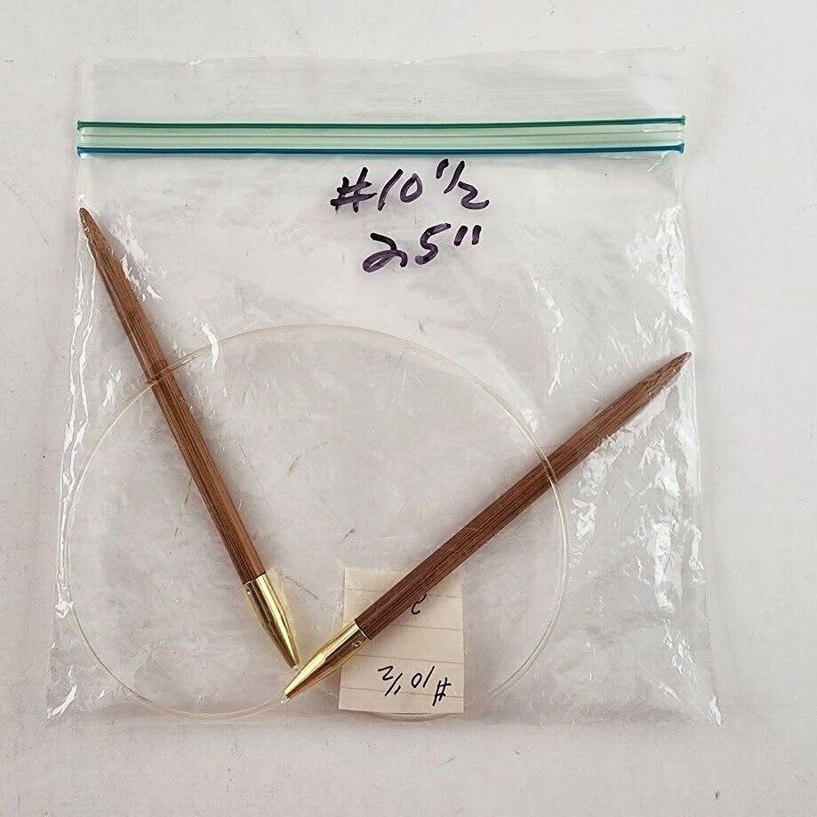 Circular Knitting Needle Bamboo Plastic Metal Size 8 - Size 15 Length 16" - 32"