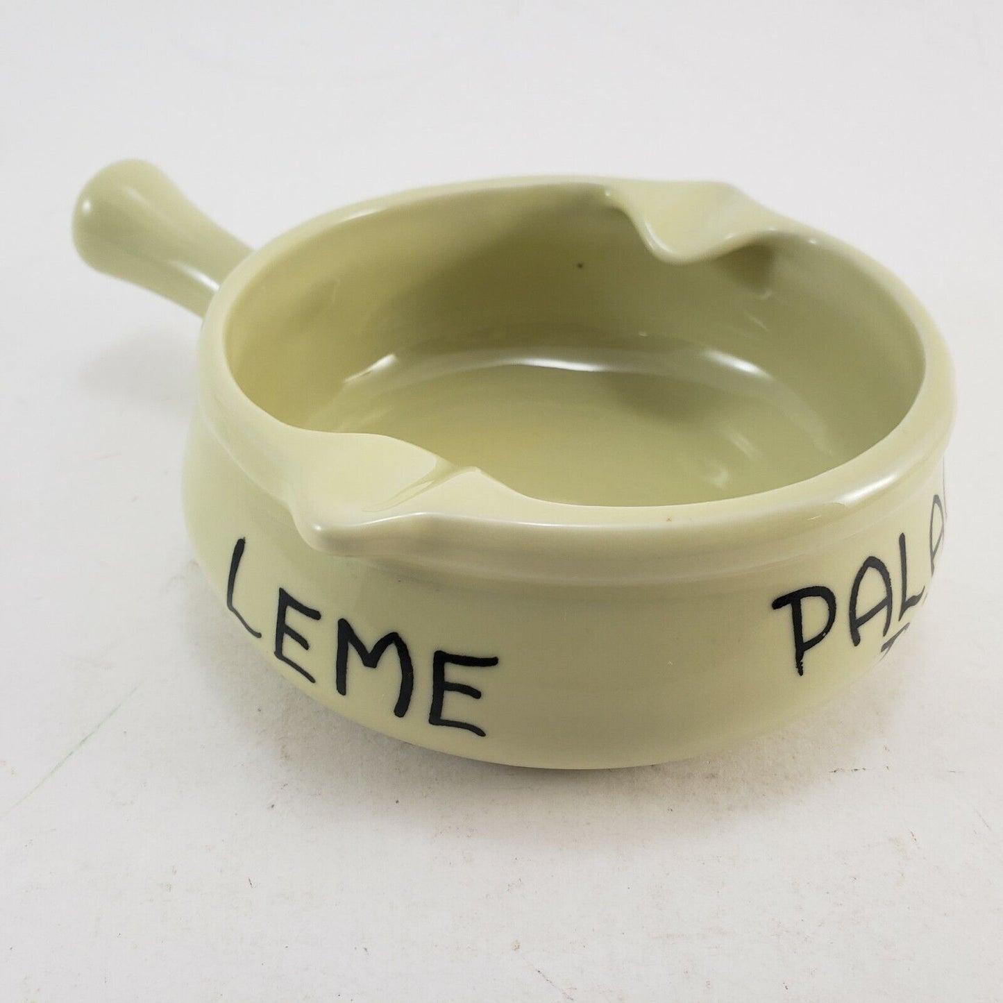 Hotel Leme Palace Pottery Ashtray Dira Luminite Brazil Rio