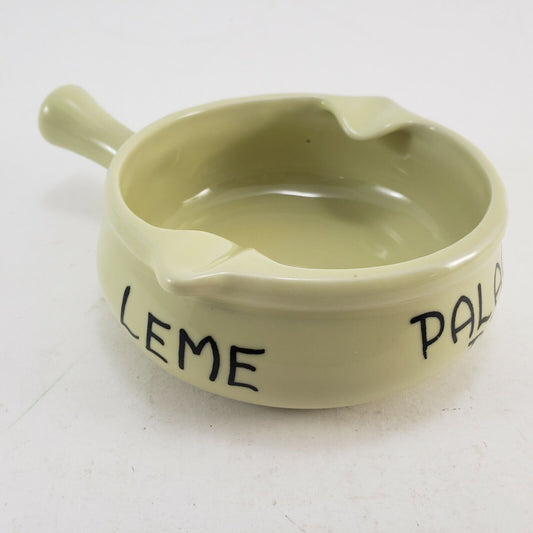 Hotel Leme Palace Pottery Ashtray Dira Luminite Brazil Rio