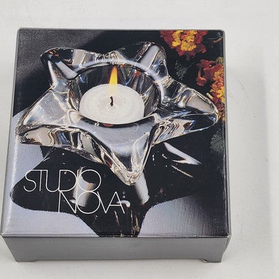 Studio Nova Starbright Crystal Votive Candle Holder w/ Box