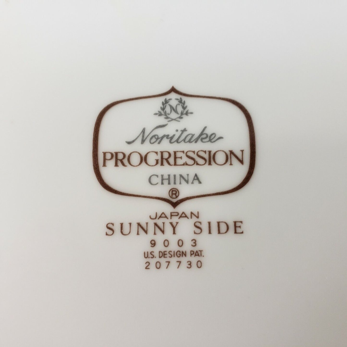 Nortake Progression China Sunny Side 9003 Pattern 6¼" One Bread Plate Japan