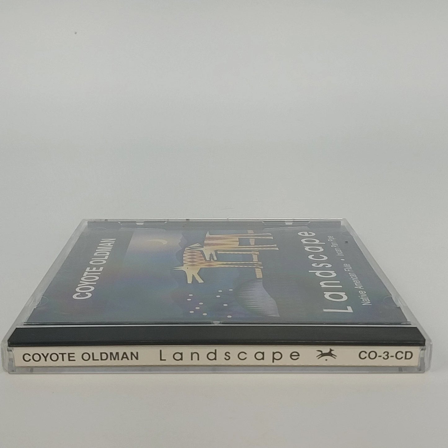 Coyote Oldman Landscape CD Native American Flute Incan Pan Pipe Ambient 1988 USA