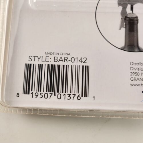 BarY3 Waiters Friend Corkscrew Bottle Opener Foil Cutter Stainless Steel NOS