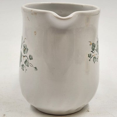 Corelle Coordinates Callaway Green Ivy Creamer 4.25" x 5" Tall Stoneware China