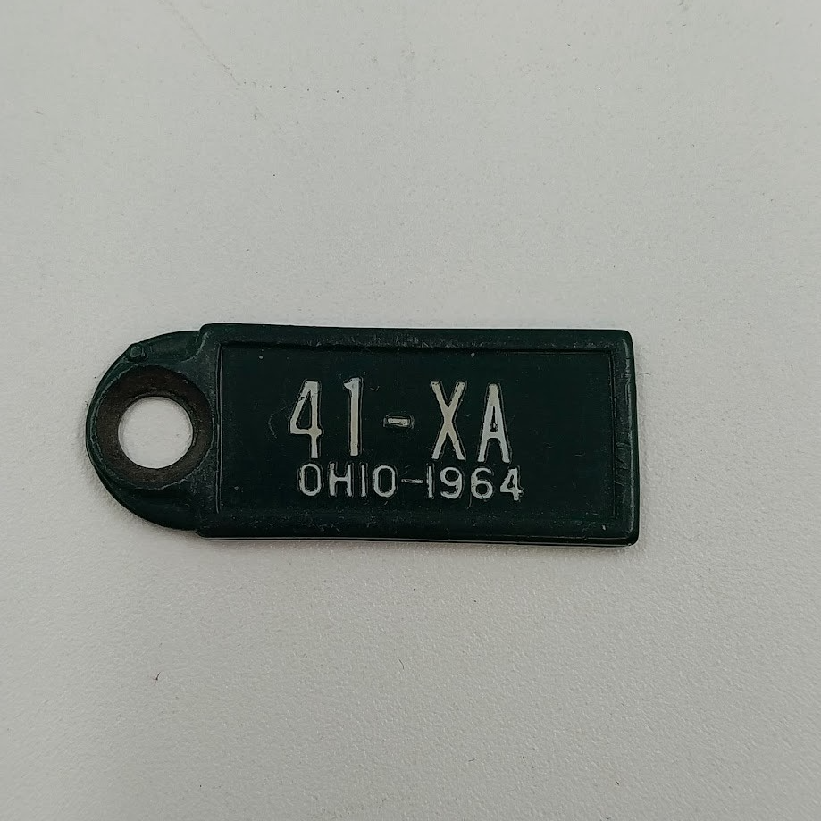 Key Chain License Plate Charms Disabled American Veterans Various Years Ohio