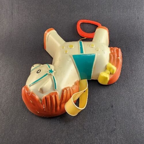 Fisher Price Crib Toy Pony Music Box 190 Schubert's Cradle Song Vintage 1968