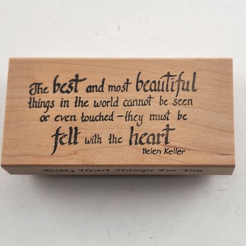 Black and White Motivational Sayings Wood Mounted Rubber Stamps Set of 2