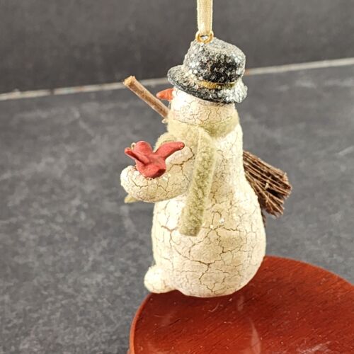 Hallmark Keepsake Ornament Snowy Friend Memories of Christmas Archive Chalkware